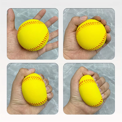 Unisex-Adult Lightweight Training Softball - Durable & Safe Elastic PU Foam Baseball for Indoor/Outdoor Recreation