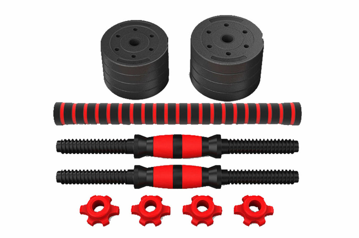 Adjustable and Removable Rubber-Coated Cement for Household Fitness Dumbbells
